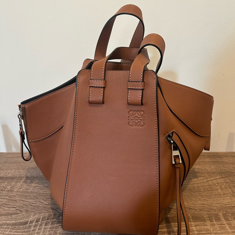 Loewe Brown Hammock Leather Shoulder Bag